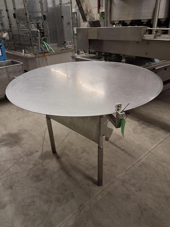 Gebruikt Turningtable 1250mm diameter Stainless
