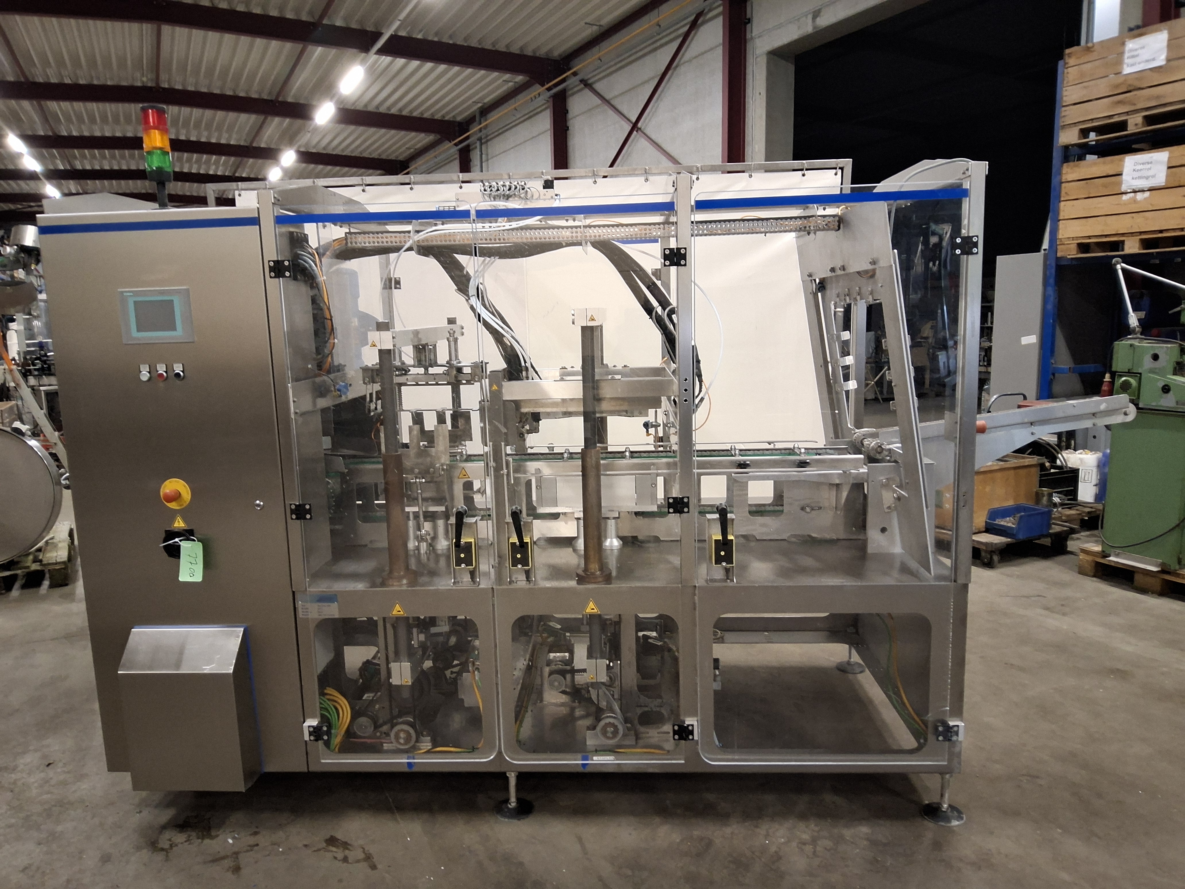 Gebruikt Carton tray erector for yogurt tray top-tray 406