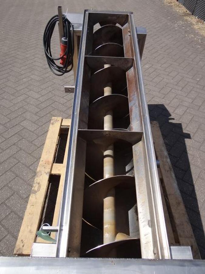 Gebruikt direct heated Steam screw blancher