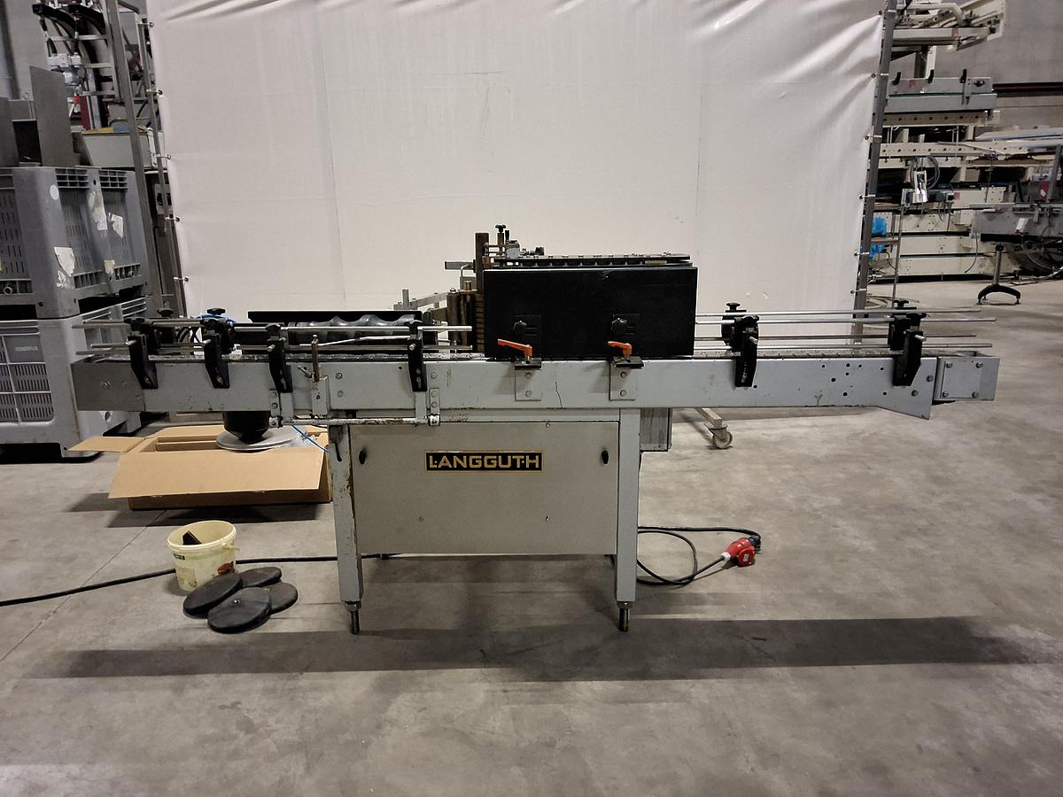 Gebruikt Langguth Unomatic wetglue labeler