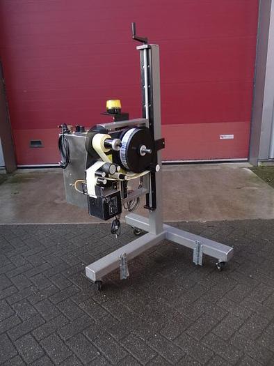 Used mobile label aplicator with printer