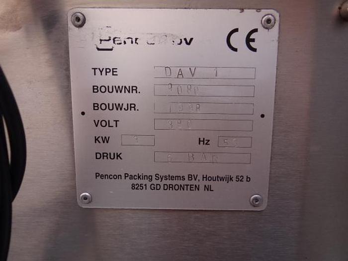 Used 1998 Pencon B.V DAV-1 pick and place capper