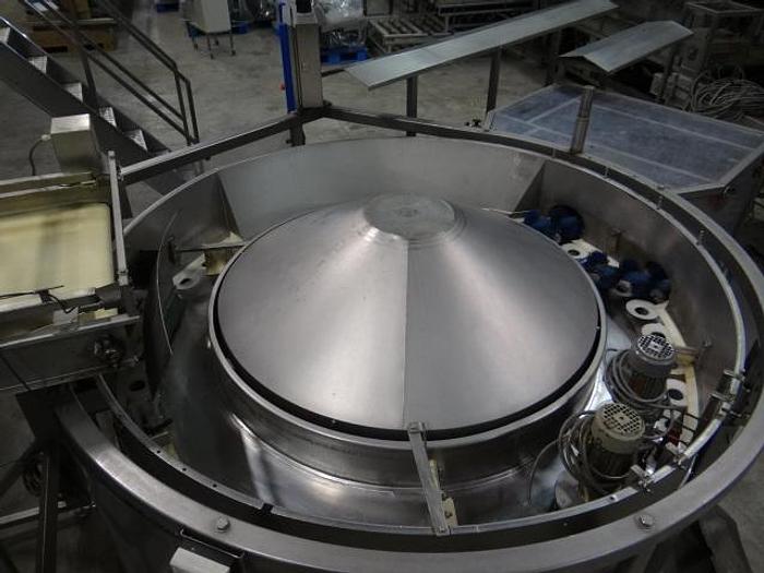 Used Rotating plate filler 40 station for cans or jars