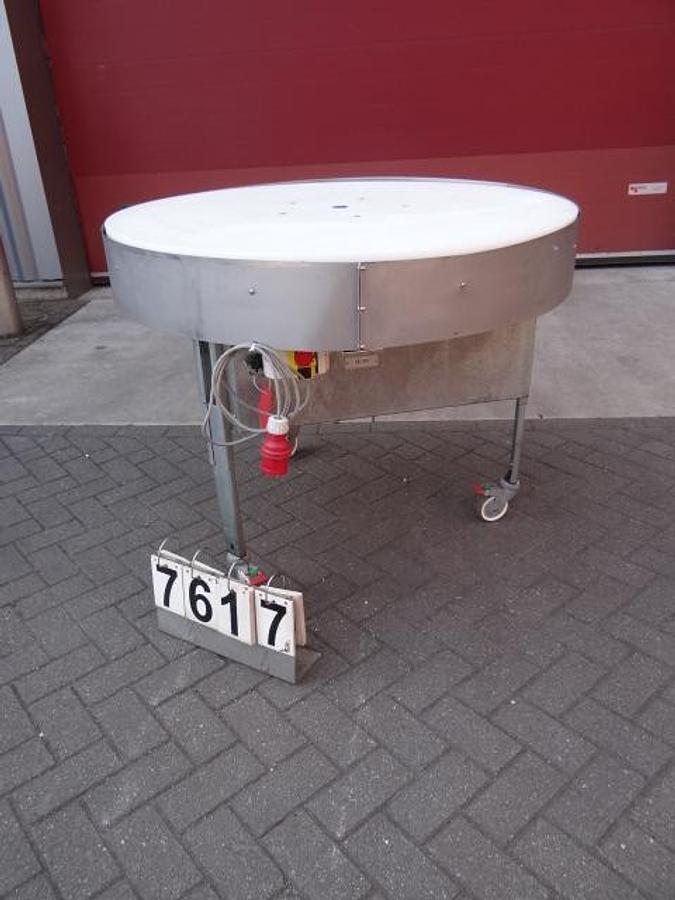 Gebruikt Turning table  1200mm diameter Plastic top