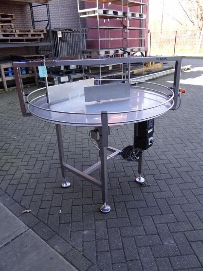 Gebruikt Stainless steel turntable with invertor 1300mm diameter