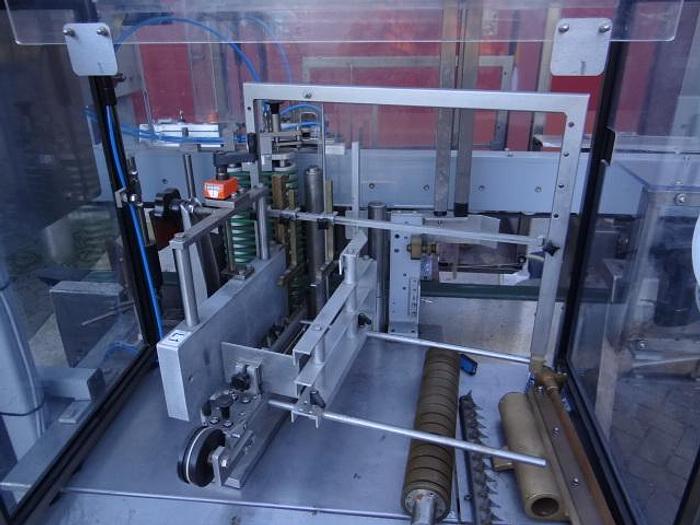 Used 2 side wetglue labeler for oval glass jars Langguth