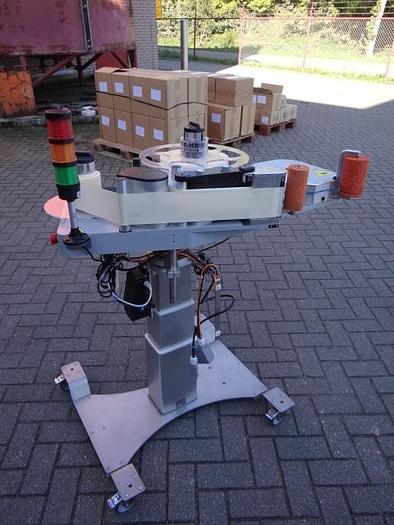Used Videojet carton labeler with coder
