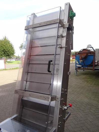 Used cap elevator and sorter