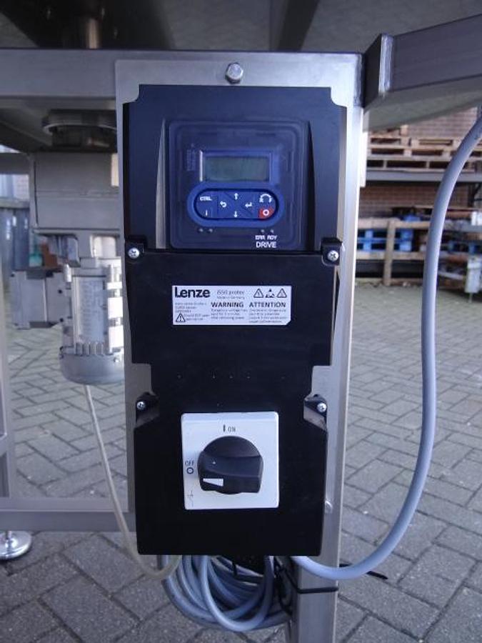 Gebruikt Stainless steel turntable with invertor 1300mm diameter