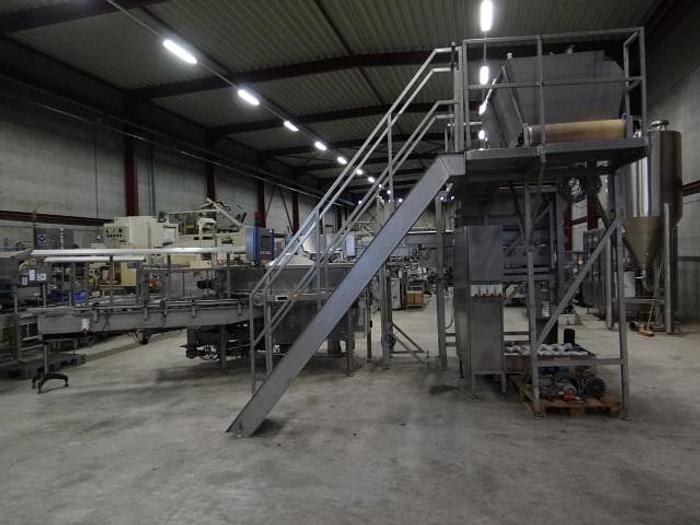 Used Rotating plate filler 40 station for cans or jars