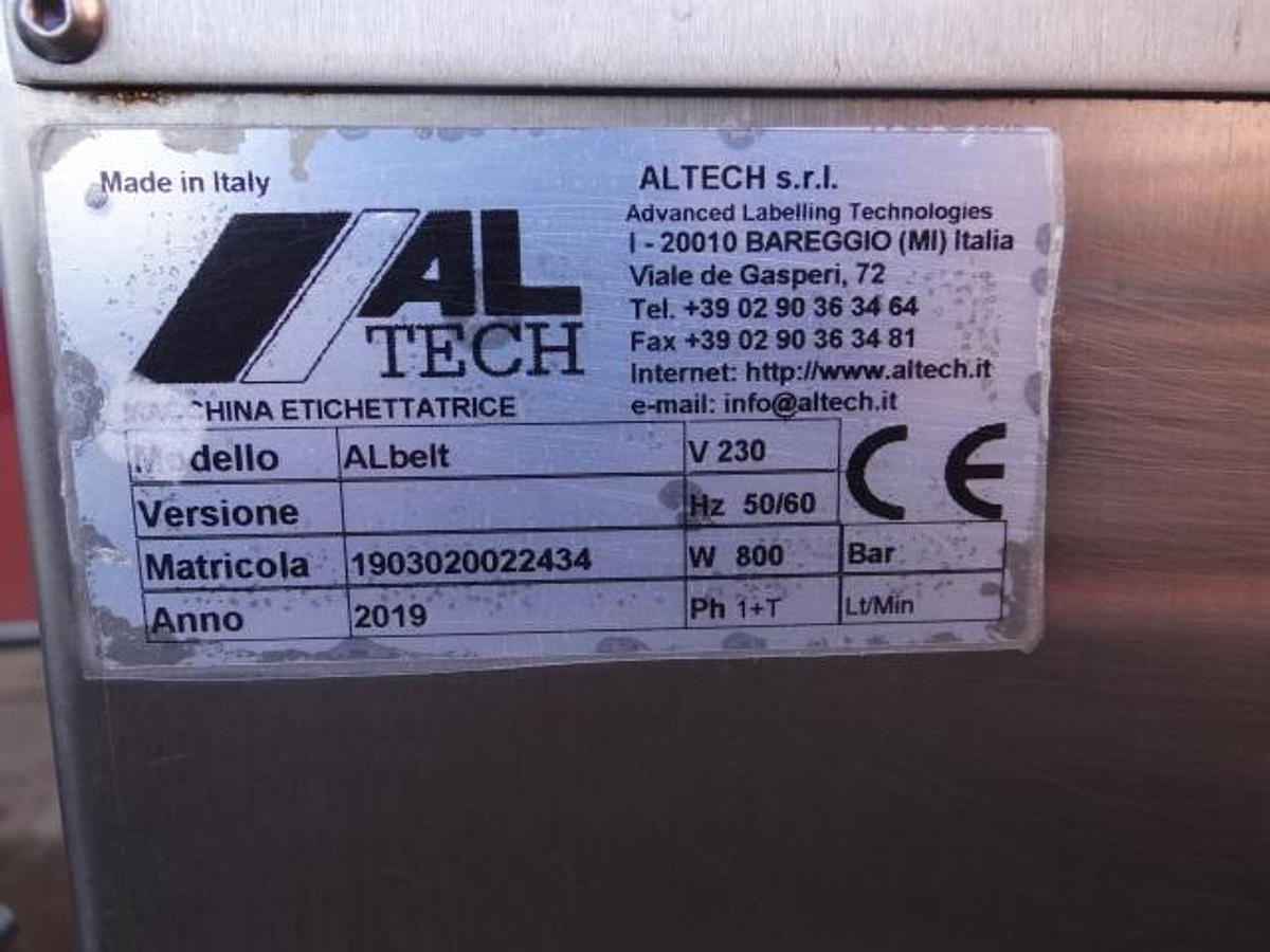 Gebruikt Labeling machine side label Altech