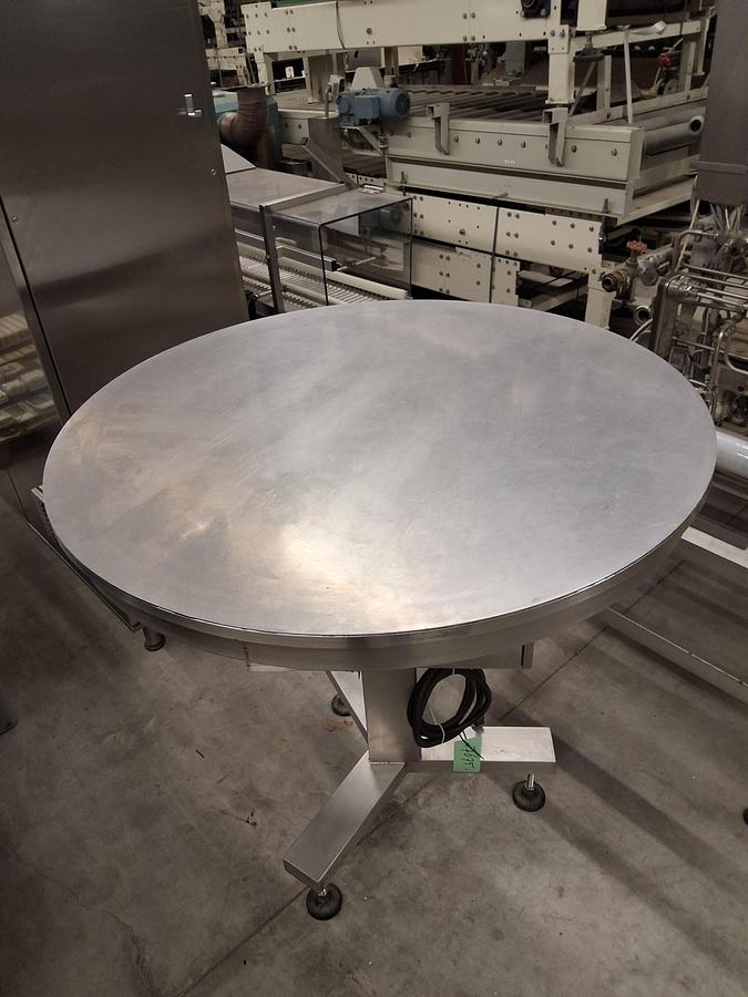 Gebruikt Turningtable 1135mm diameter Stainless speed adjustable