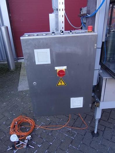 Used 2 side wetglue labeler for oval glass jars Langguth