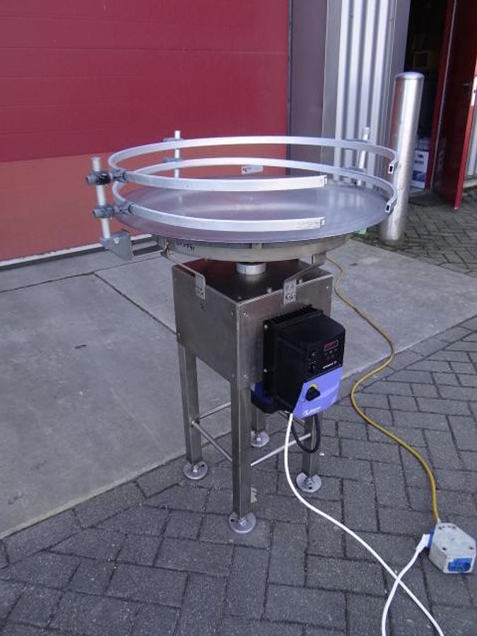 Gebruikt Stainless steel turntable 700mm diameter with invertor