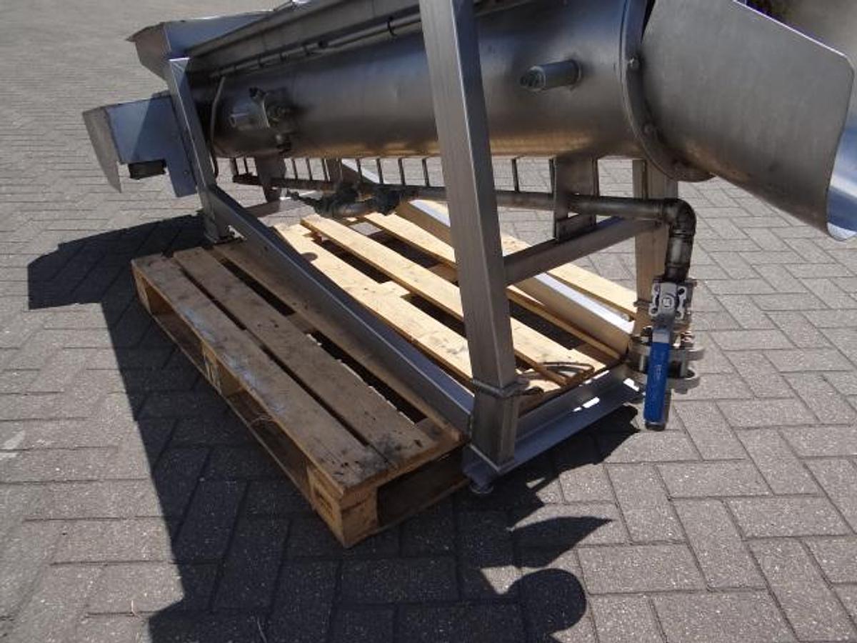 Gebruikt direct heated Steam screw blancher