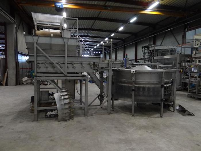 Used Rotating plate filler 40 station for cans or jars