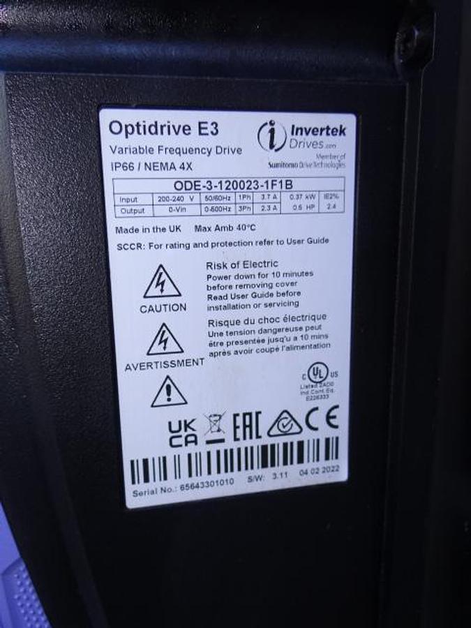 Gebruikt Stainless steel turntable 700mm diameter with invertor