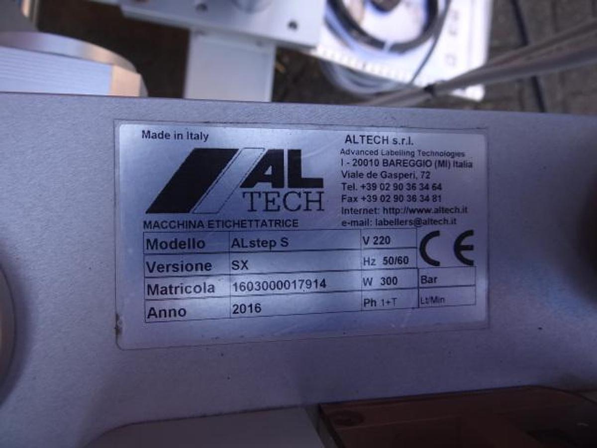 Gebruikt label aplicator ALtech AlstepS-SX
