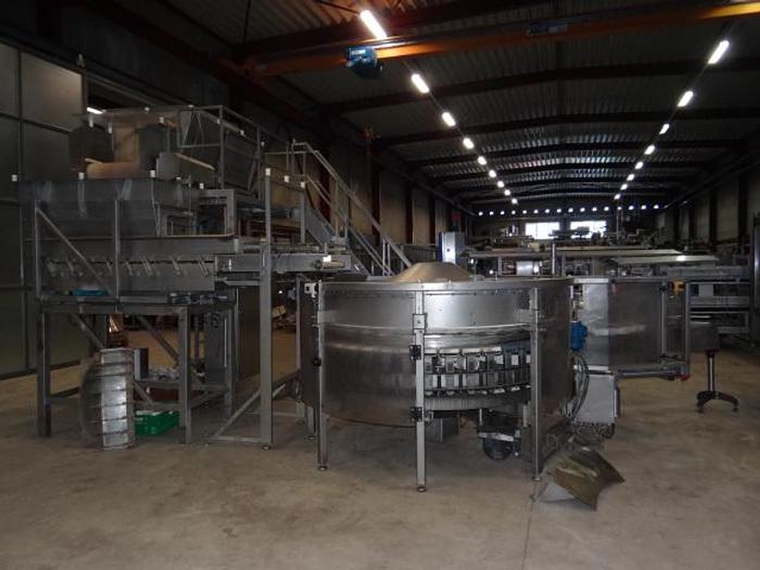 Used Rotating plate filler 40 station for cans or jars