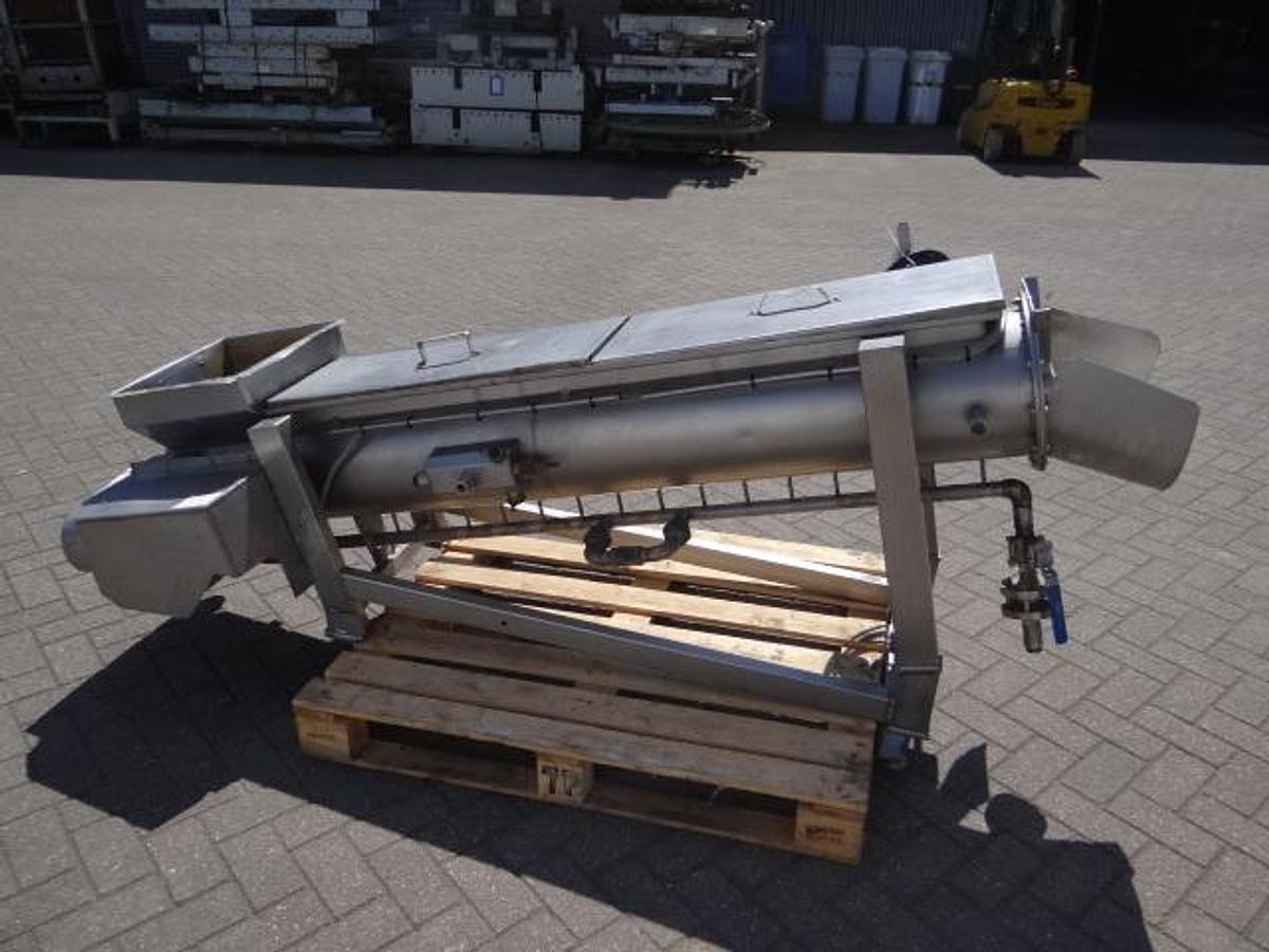 Gebruikt direct heated Steam screw blancher