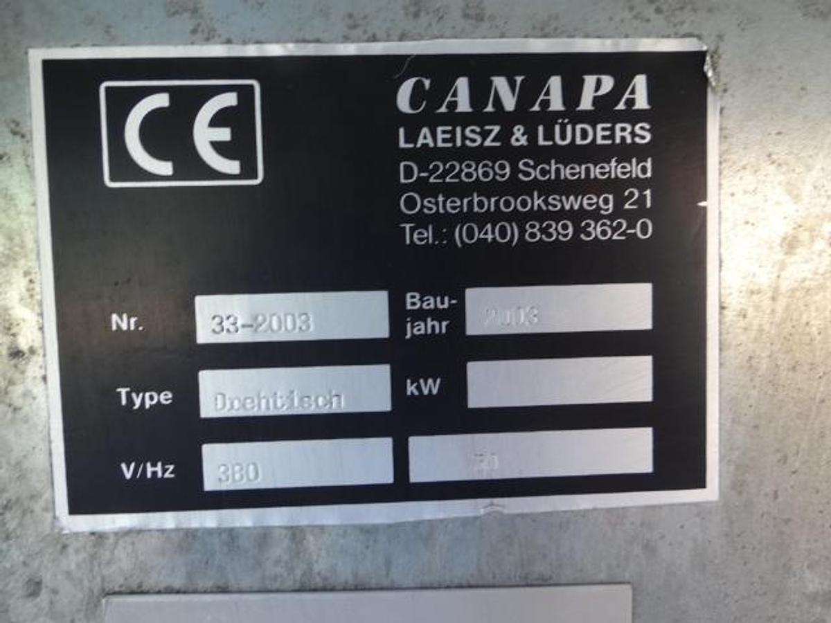 Gebruikt Turning table 1200mm diameter Plastic top