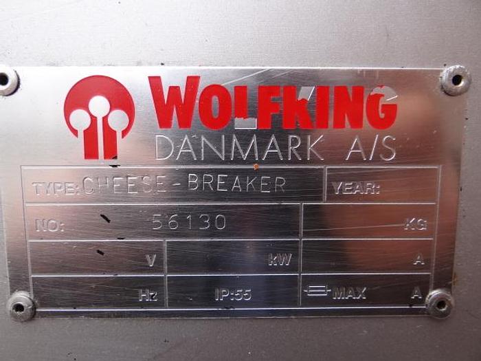 Used Wolfking Cheese breaker