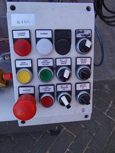 Gebruikt Labeler selfadhesive wraparround or spot and top