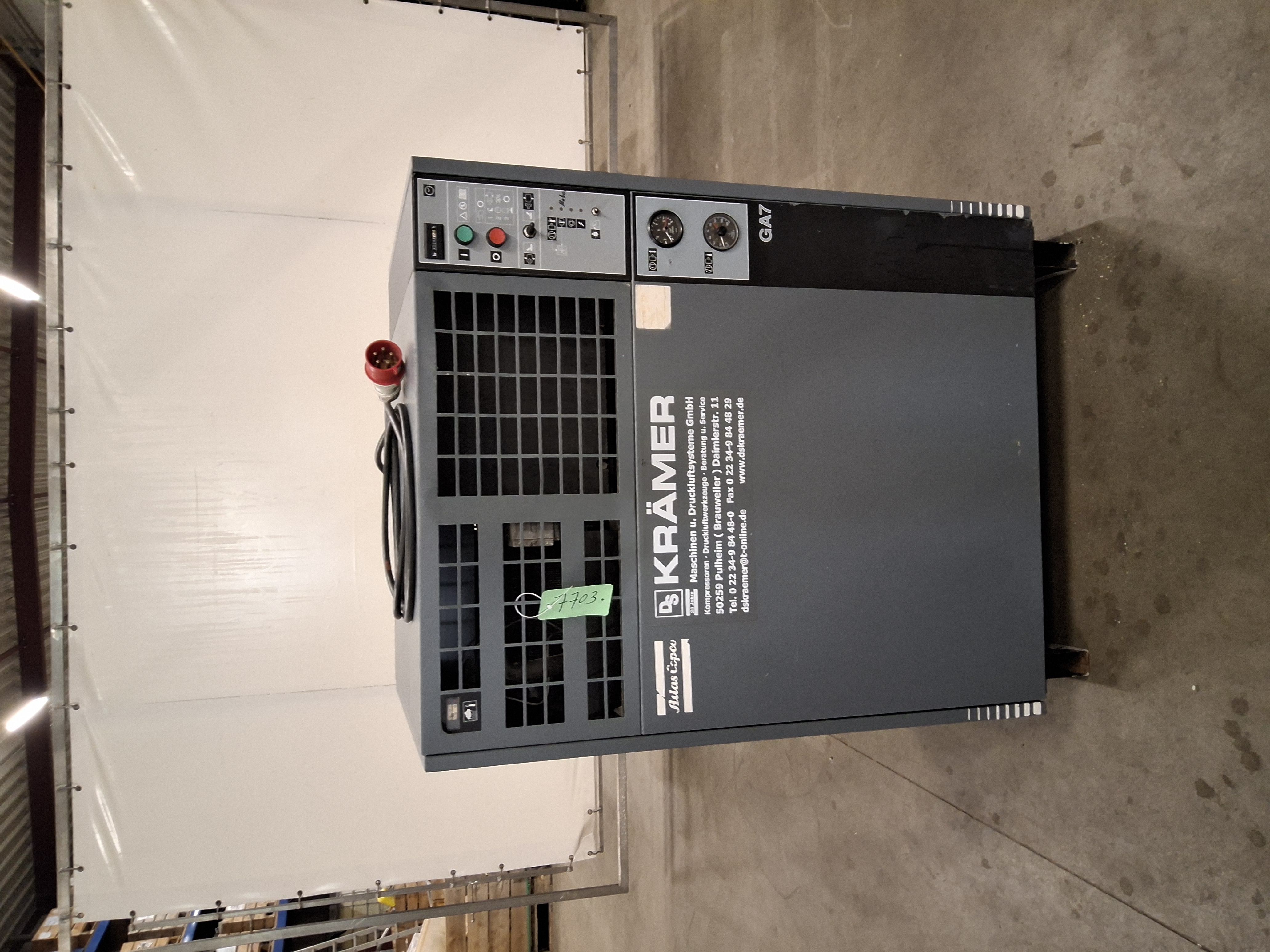 Gebruikt Aircompressor atlas copco