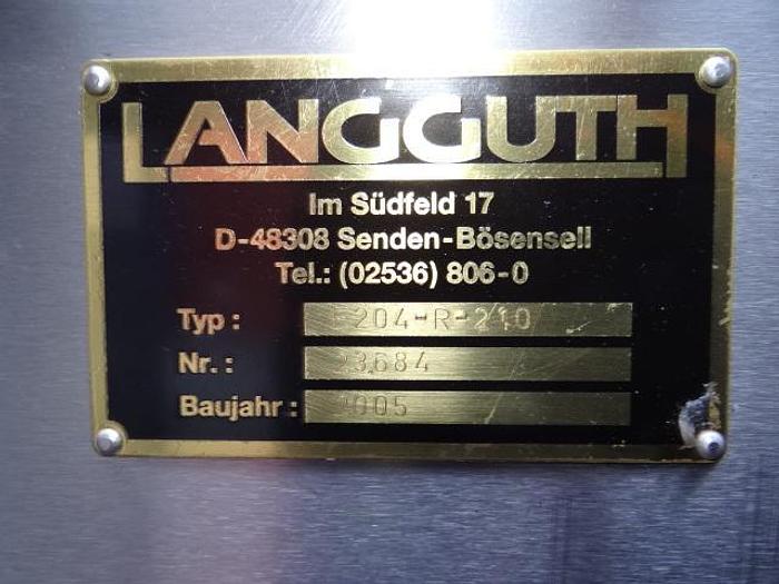 Used 2005 Langguth E204-R-210