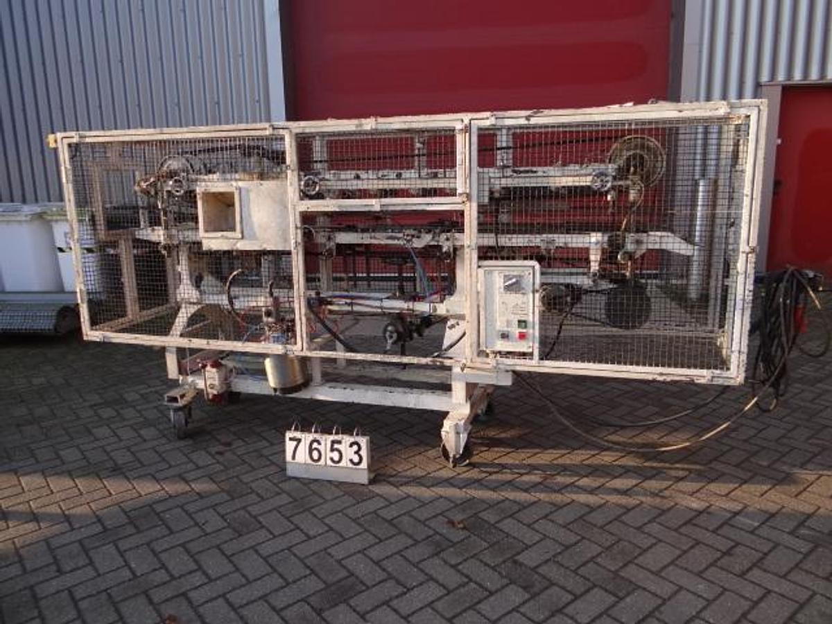 Gebruikt Roll trough labeler for Cans 99-230mm De Santis