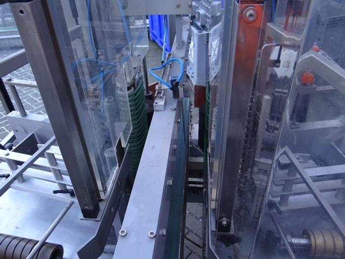 Used 2 side wetglue labeler for oval glass jars Langguth