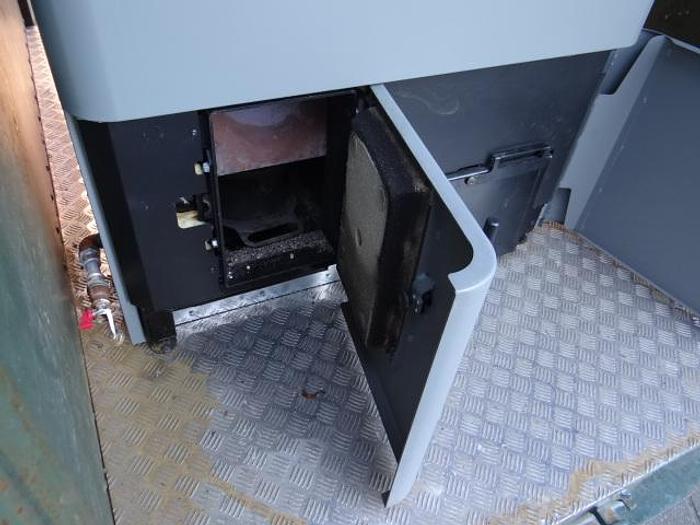 Used pellet gestookte cv ketel in container