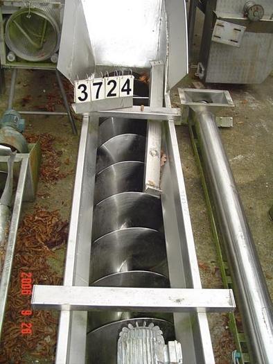 Used RVS trog vijzel met hopper