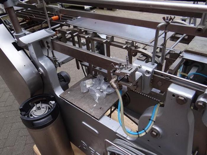 Used wet-glue Roll trough labeler for big diameter cans