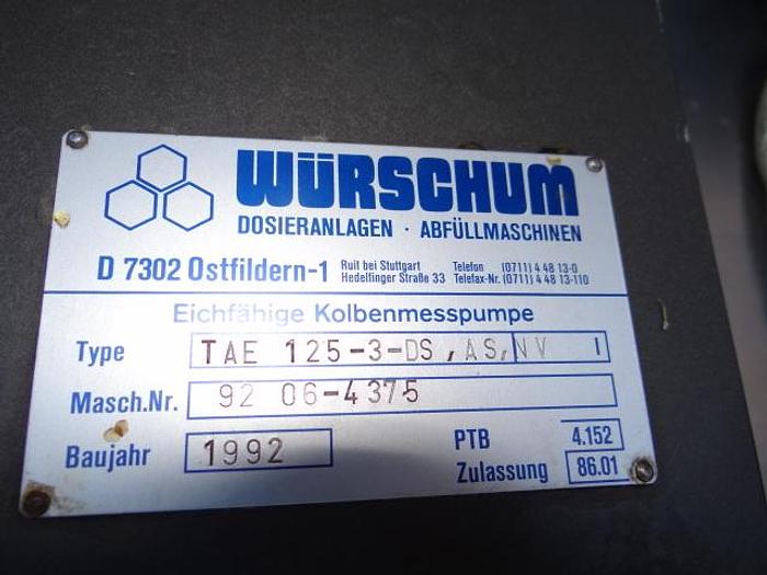 Used 1992 Wurschum TAE125-3-DS.AS