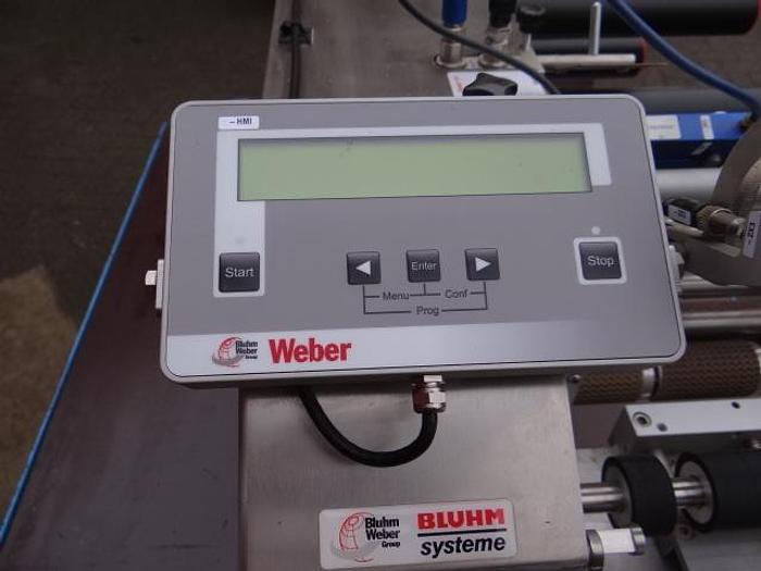 Used Semi automatic labeler for round containers