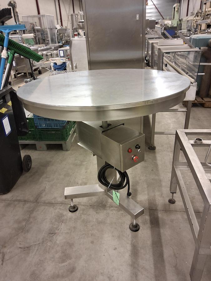 Gebruikt Turningtable 1135mm diameter Stainless speed adjustable