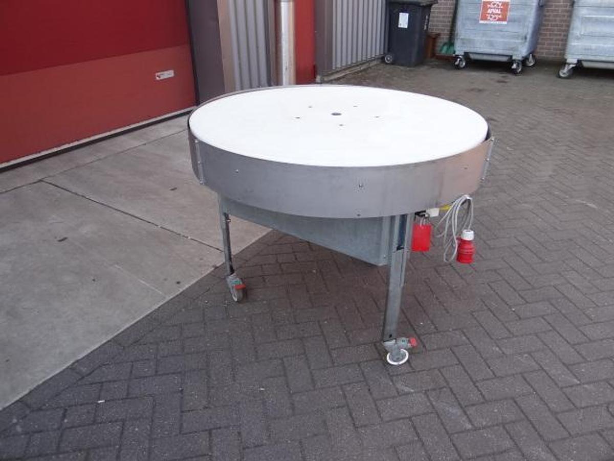 Gebruikt Turning table 1200mm diameter Plastic top