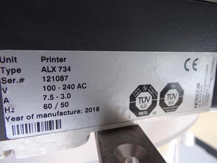 Used Novex Carton labeler/coder