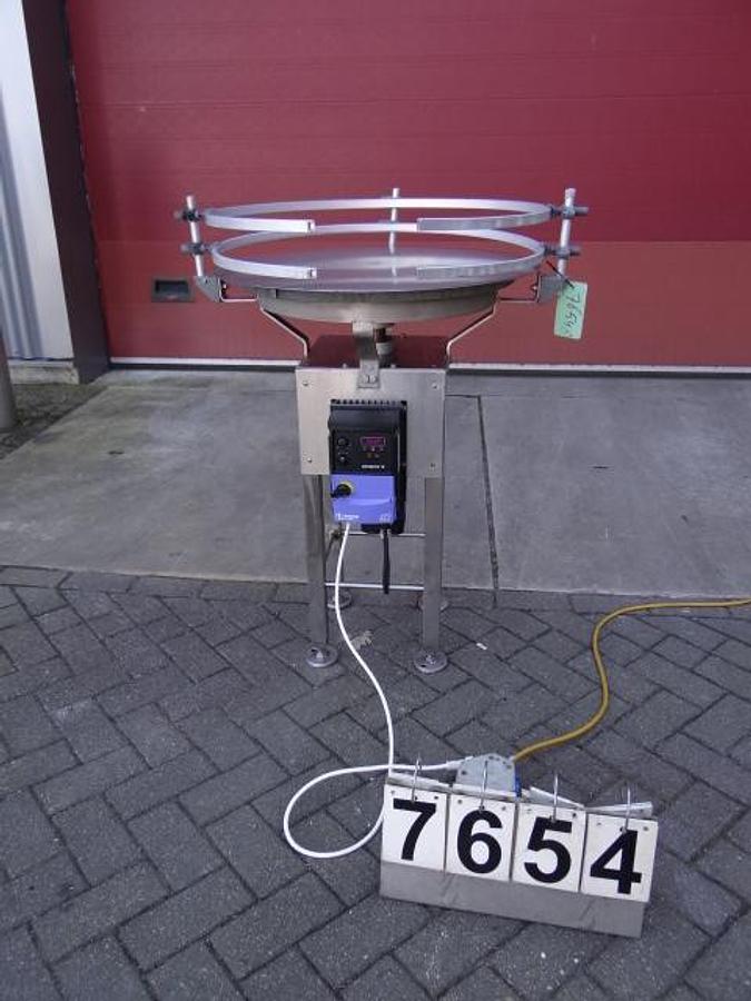 Gebruikt Stainless steel turntable 700mm diameter with invertor