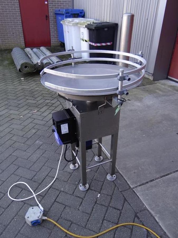 Gebruikt Stainless steel turntable 700mm diameter with invertor