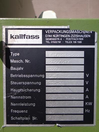 Used 1979 Kallfass retracta 600
