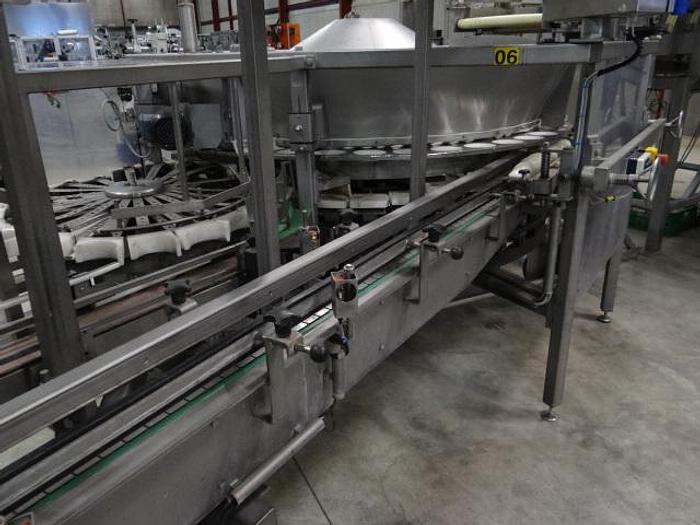 Used Rotating plate filler 40 station for cans or jars