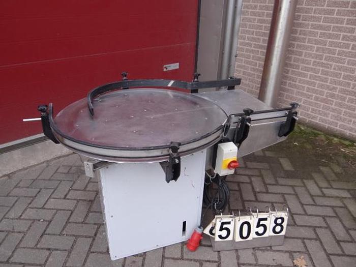 Used Stale draaitafel/RVS blad