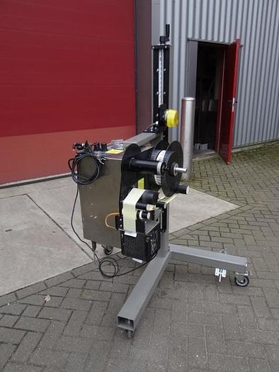 Used mobile label aplicator with printer