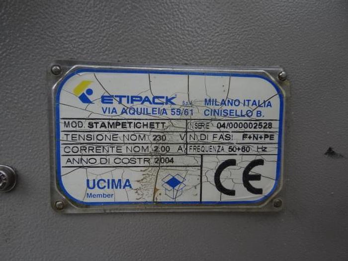 Used 2004 Etima/etipack