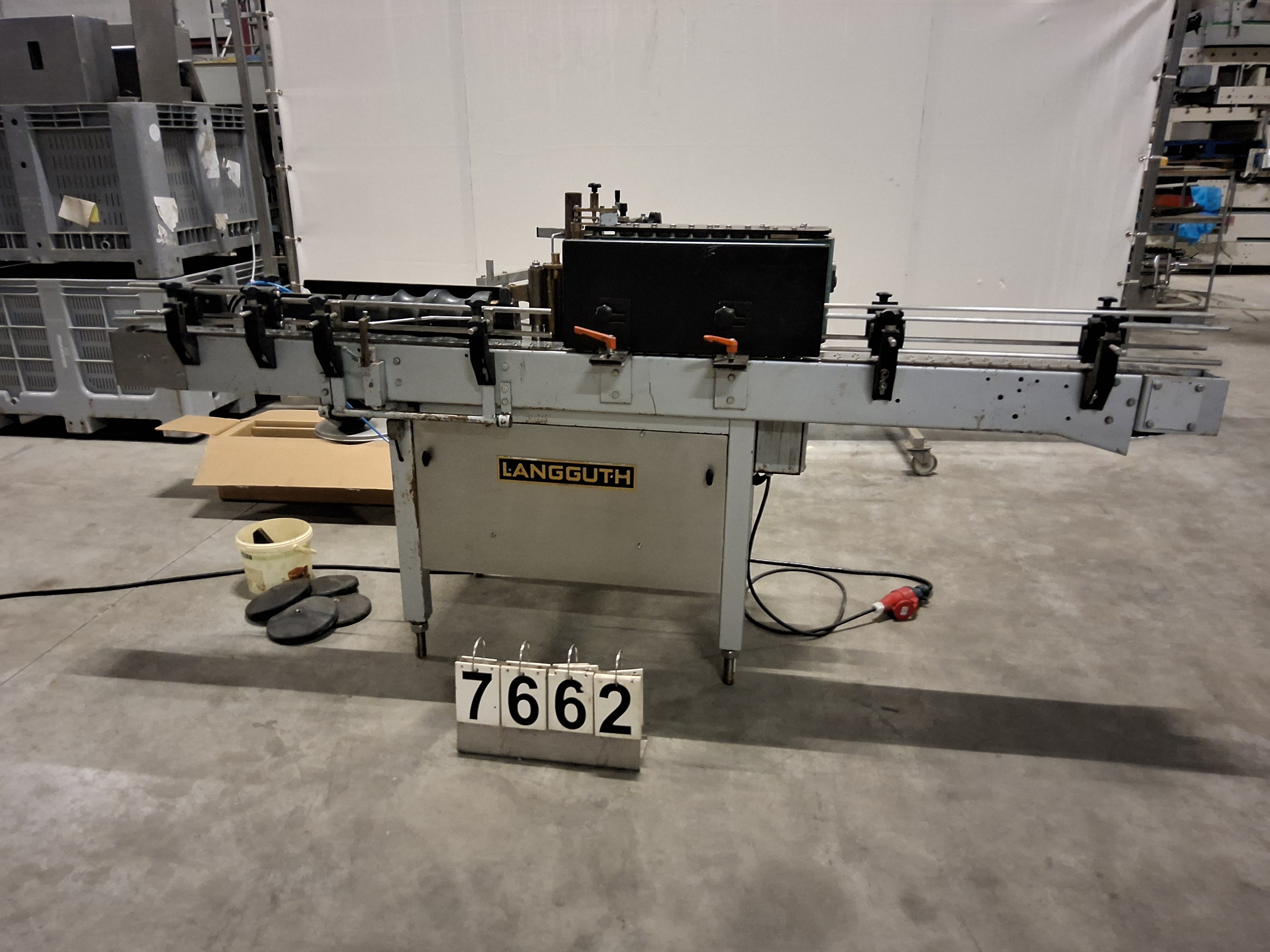 Gebruikt Langguth Unomatic wetglue labeler