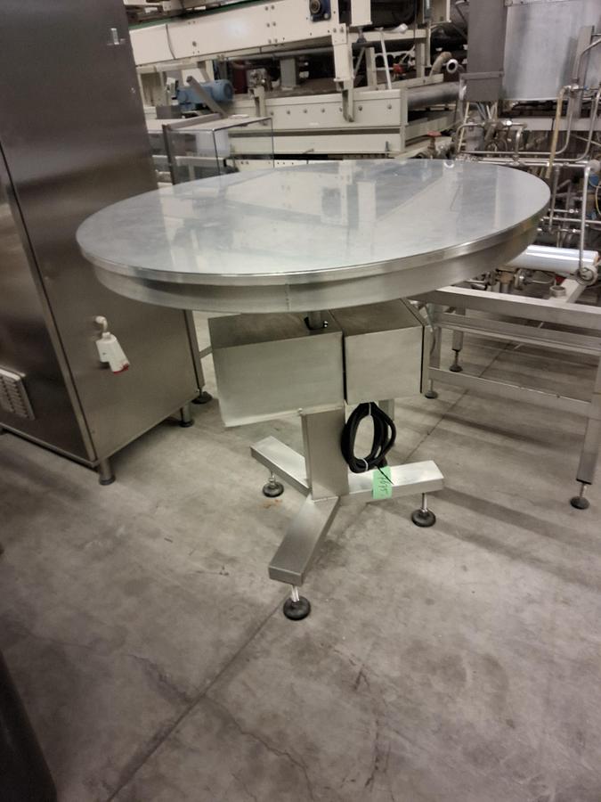 Gebruikt Turningtable 1135mm diameter Stainless speed adjustable