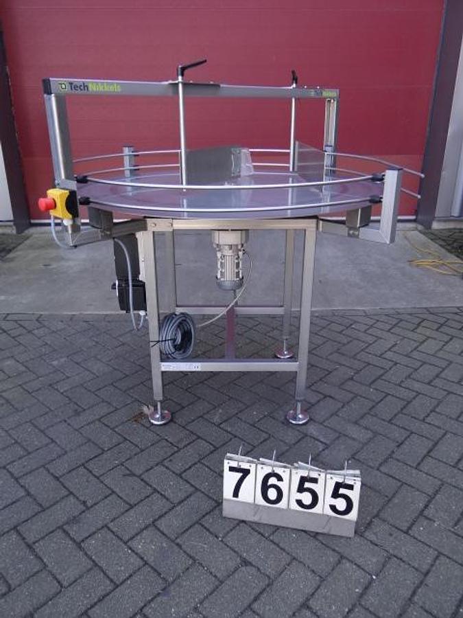 Gebruikt Stainless steel turntable with invertor 1300mm diameter