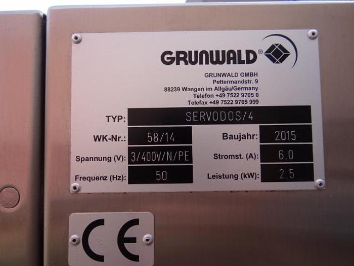 Used 2015 Grunwald Servodos/4